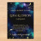 Celestial Stars | Navy Teal Gold Galaxy | Wedding