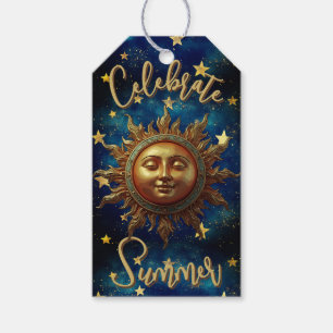 Celestial Summer Celebrate Summer Gift Tags