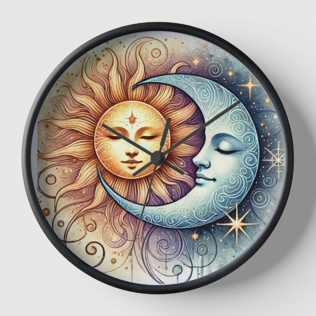 Celestial Sun and Moon Clock (Front)
