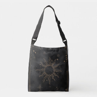 Celestial Sun and Moon Crossbody Bag