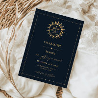 Celestial Sun and Moon Mystic Save the Date