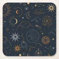 Celestial Sun and Moon Mystical Elements