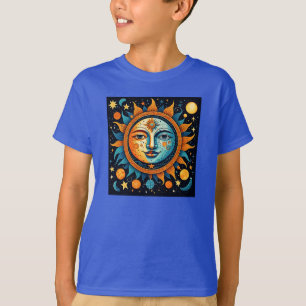 Celestial Sun And Moon T-Shirt