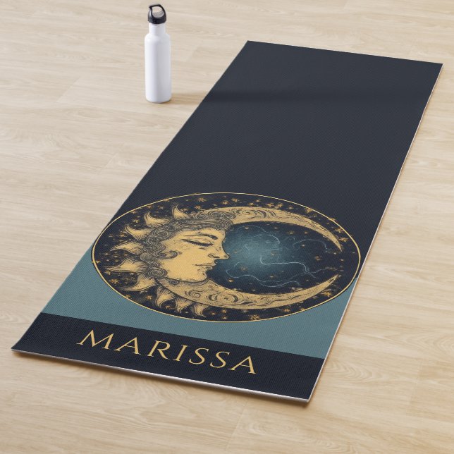 Celestial Sun Face Yoga Mat (In Situ)