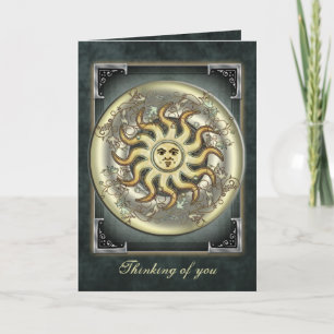 Celestial Sun Greetings and Note Cards