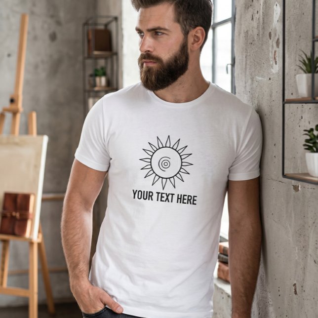 Celestial Sun Minimalist Graphic T-Shirt (Creator Uploaded)