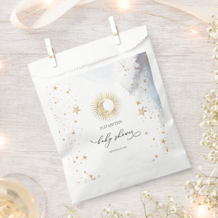 Celestial Sun,Moon,Stars Baby Shower Favour Bag