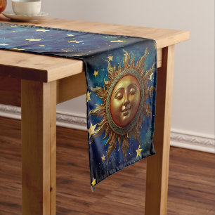 Celestial Sun Personalized Medium Table Runner