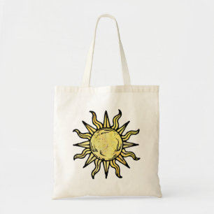Celestial Sun Witch Tote Bag