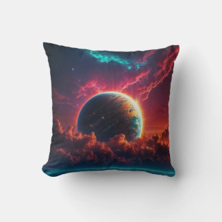 Celestial Sunrise Throw Pillow