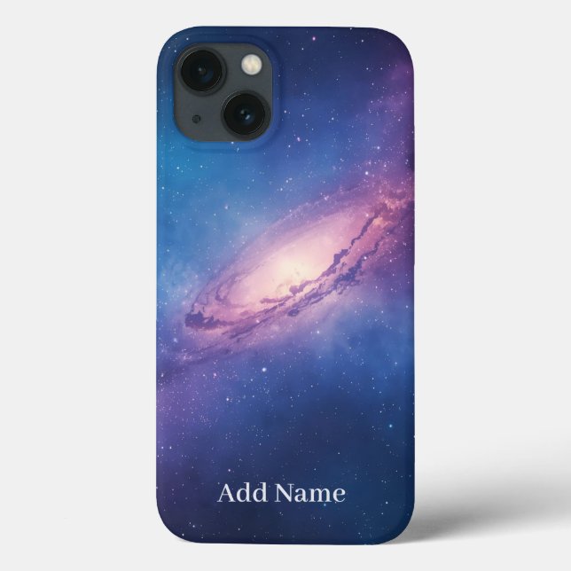 Celestial Swirl Design Phone Case – Personalized f (Back)
