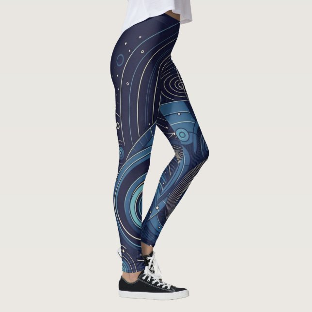 Celestial Swirl Leggings (Right)