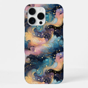 Celestial Swirls – Elegant Galaxy Abstract Design iPhone 16 Pro Max Case