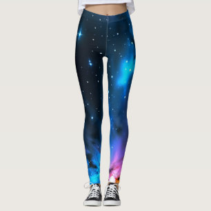 Celestial Swirls of Stars Leggings