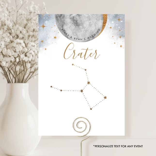 Celestial Table Number, Crater Constellation (Creator Uploaded)