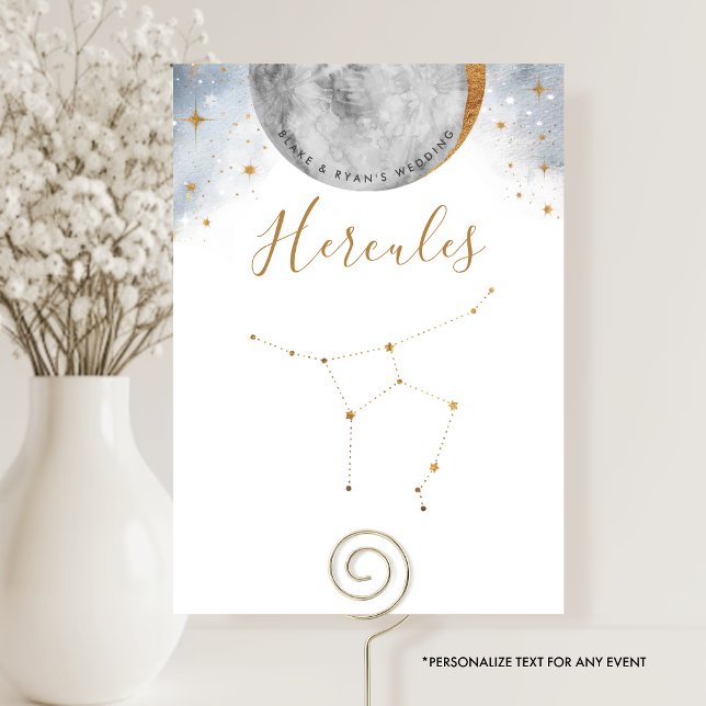 Celestial Table Number, Hercules Constellation (Creator Uploaded)