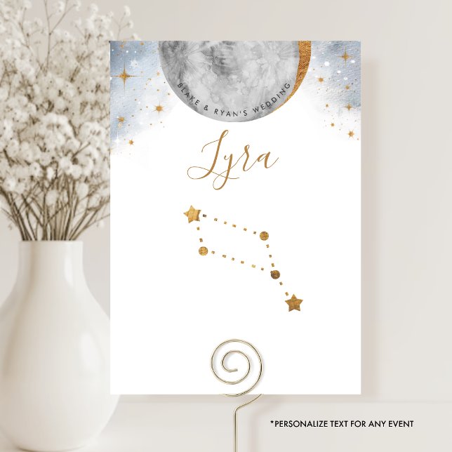 Celestial Table Number, Lyra Constellation (Creator Uploaded)