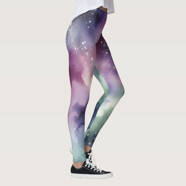 Celestial Tapestry Pattern Leggings (Right)