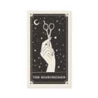 Celestial Tarot Hairdresser Black Business card