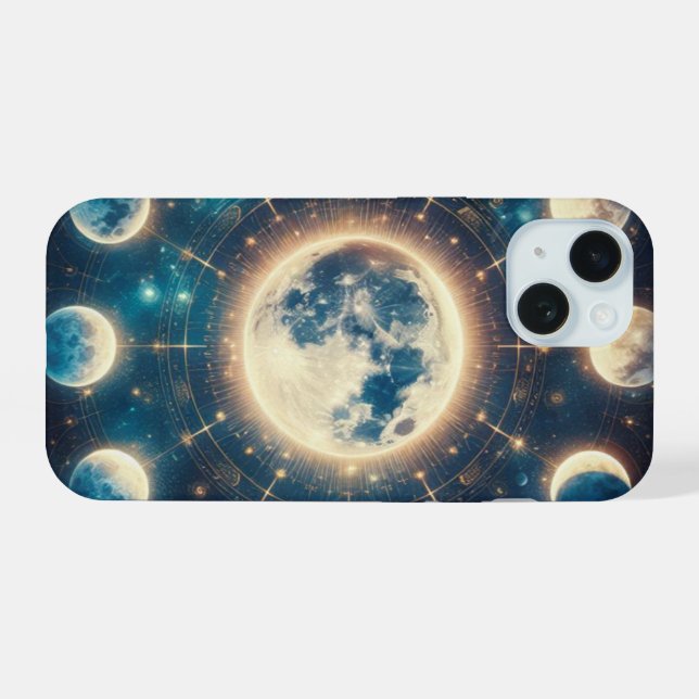celestial-themed phone case  (Back Horizontal)