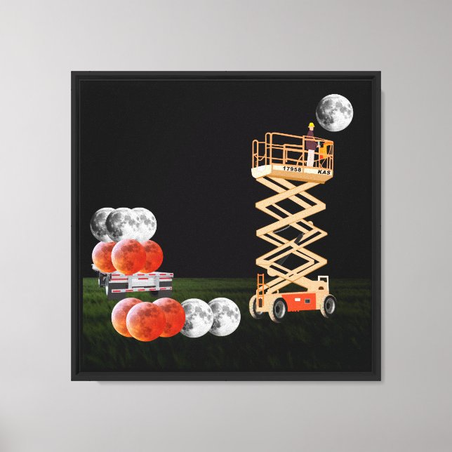 Celestial Thief Stretched Canvas Print (Front)