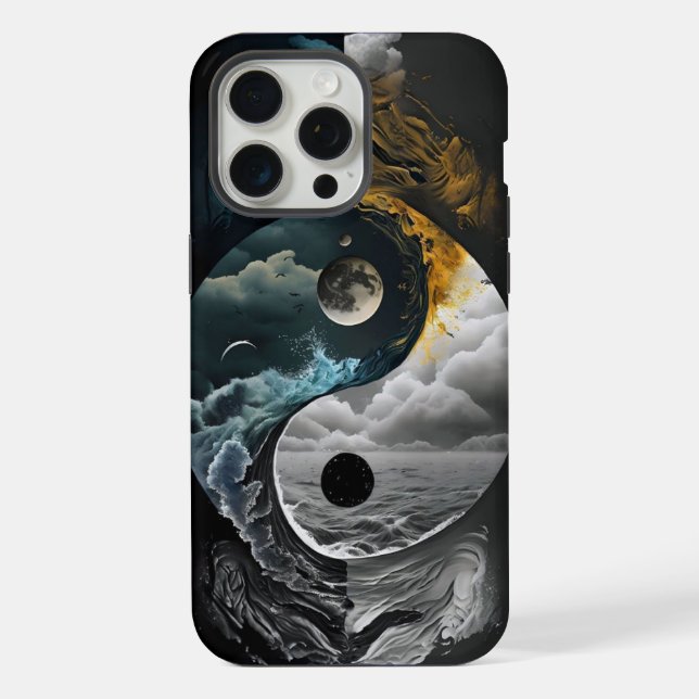 Celestial Tides  phone case  (Back)