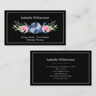 Celestial Triple Moon Goddess Metaphysical Mystic Business Card