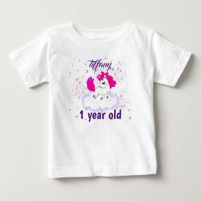 Celestial Unicorn Baby T-Shirt (Front)