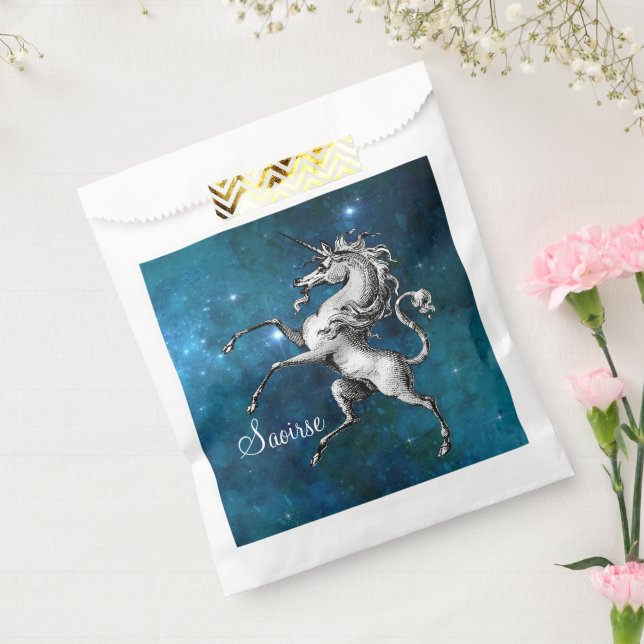 Celestial Unicorn Customizable Favour Bag (Sealed)