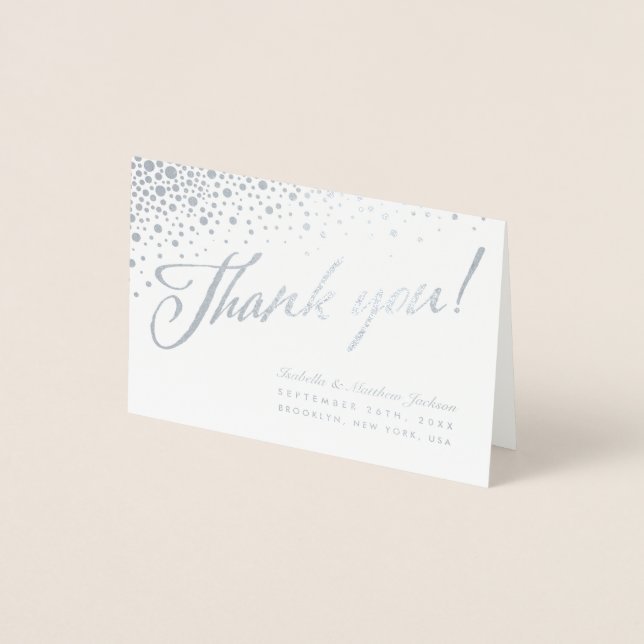 Celestial Union Thank You Cards - Real Foil (Front)