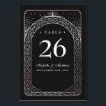 Celestial Union Wedding Table Number Cards<br><div class="desc">Celestial Union Wedding Table Number Cards.

These table cards are one piece of the Celestial Union Wedding Collection at the Zebra Press store.</div>
