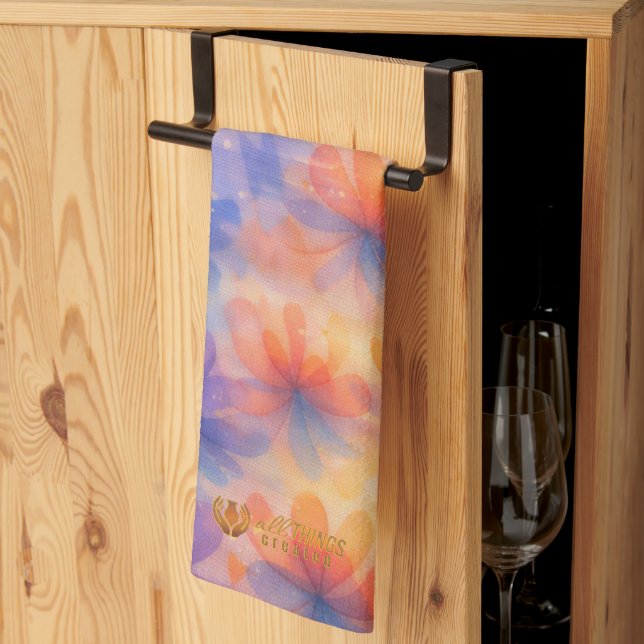 Celestial Veil Kitchen Towel (Thirds Fold)