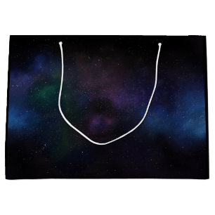 Celestial Veil Nebula Galaxy Starfield Cosmic Large Gift Bag