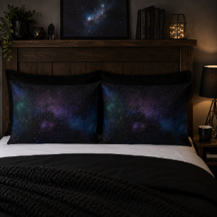 Celestial Veil Nebula Galaxy Starfield Cosmic Pillowcase