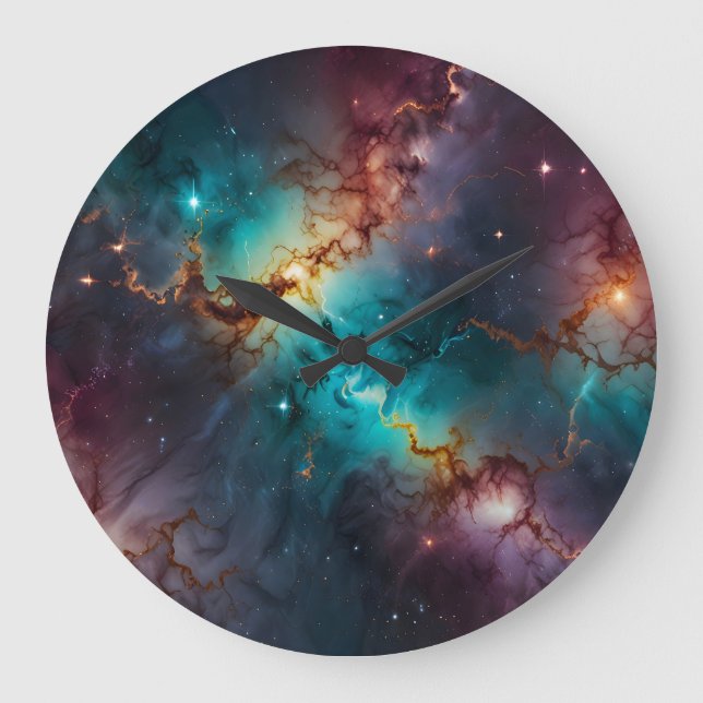 Celestial Veins Large Clock (Front)