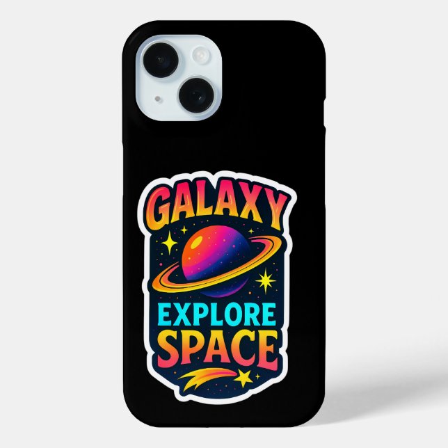 Celestial Vibes in Electric Orbit Case-Mate iPhone Case (Back)