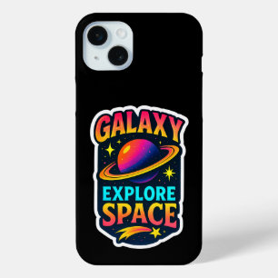 Celestial Vibes in Electric Orbit iPhone 15 Mini Case