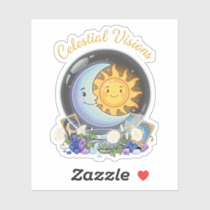 Celestial Visions Cute Sun and Moon Tarot Crysta