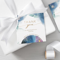 Celestial Watercolor Thank Your Wedding (or other)