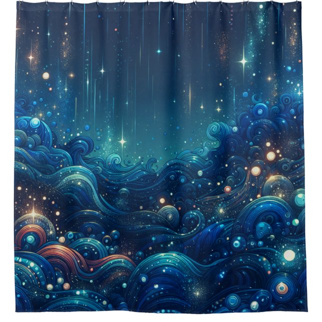 "Celestial Waves and Starry Night" (Front)