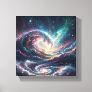 Celestial Waves Wall Art Stars& Ocean Minimalist