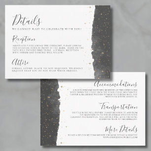 Celestial Wedding Details Enclosure Card