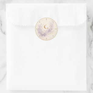 Celestial Wedding Envelope Seal Sticker