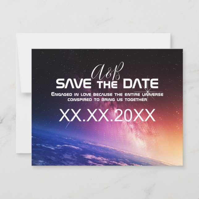Celestial Wedding Invitation (Front)