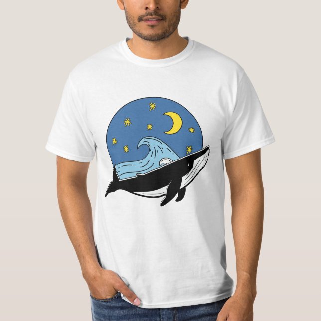 Celestial Whale T-Shirt (Front)