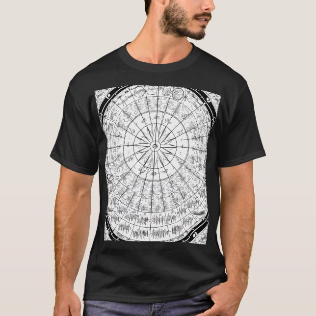 Celestial Whisper: The Cosmic Cycle T-Shirt (Front)