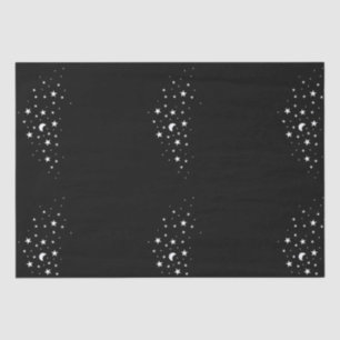 Celestial White Stars Theme Tissue Paper