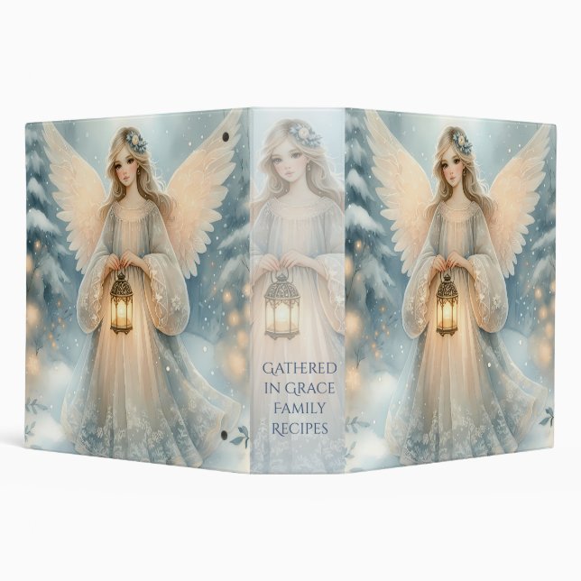 Celestial Winter Angel Lantern of Grace Binder (Background)