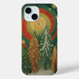 Celestial Winter Grove iPhone 15 Case