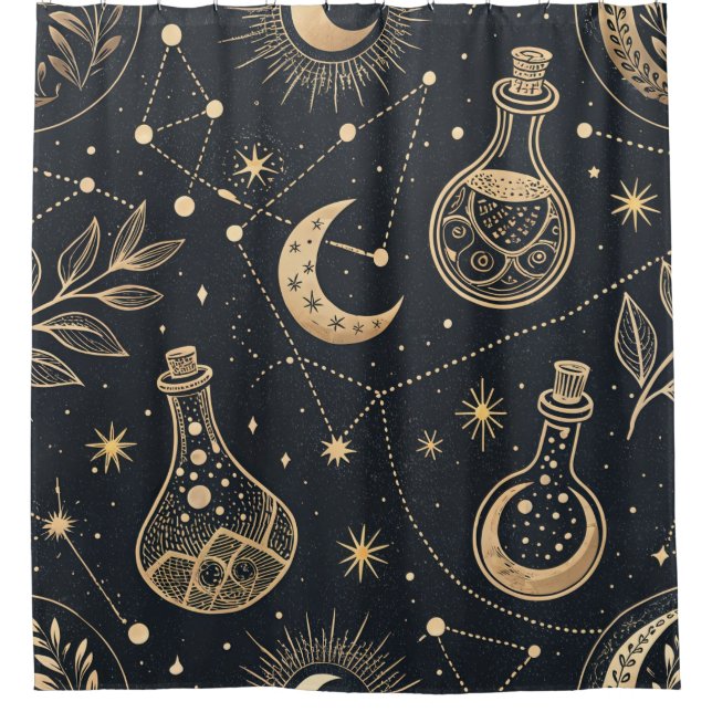 Celestial Witchcraft - Gold Moon, Potion Bottles (Front)